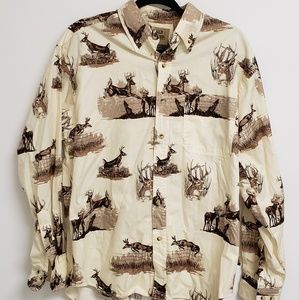 Outdoor Life deer Button down shirt